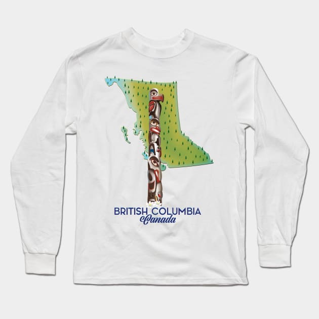 British Columbia Long Sleeve T-Shirt by nickemporium1